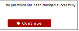 Password Change Successful