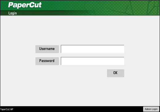 PaperCut Login