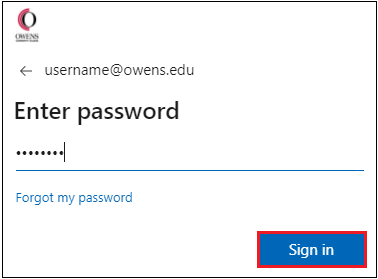 Enter Password