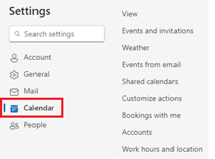 OWA Settings Select Calendar.png